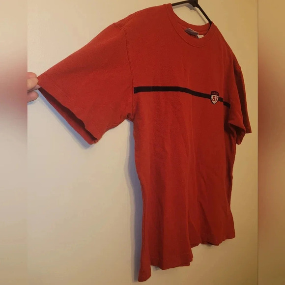 Aeropostale Vintage Aero 87 Mens Med Tee Red w/blue stripe Y2K Millennium LOT N - Picture 4 of 8